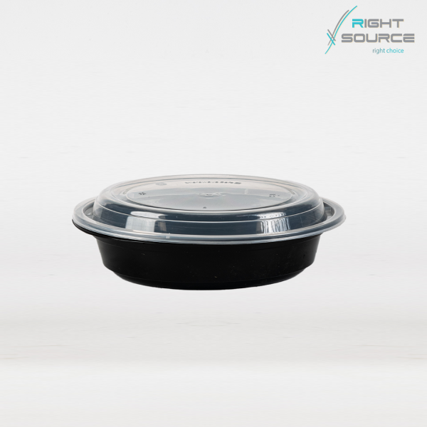 طبق دائري ميكرويف اسود 5 قطع مقاس RO16