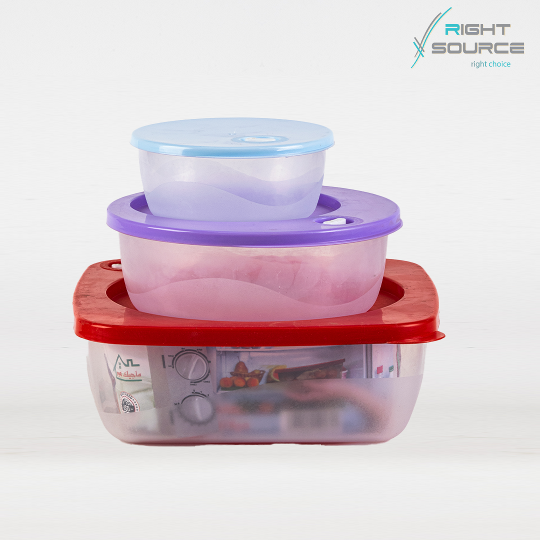 علبة حافظة ثلاجة ميلانو / 3 احجام مختلقة