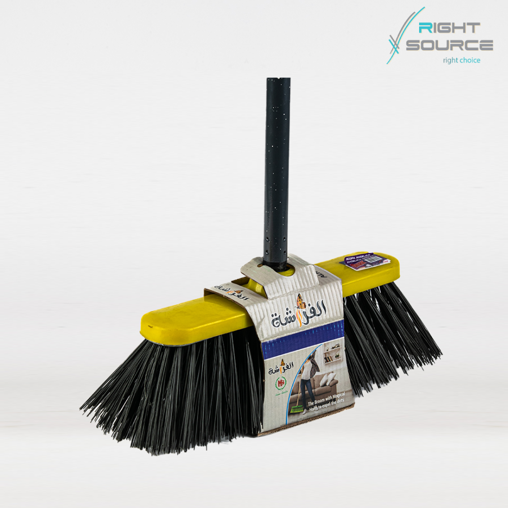 فرشاة خشنة + عصا قطعة واحدة